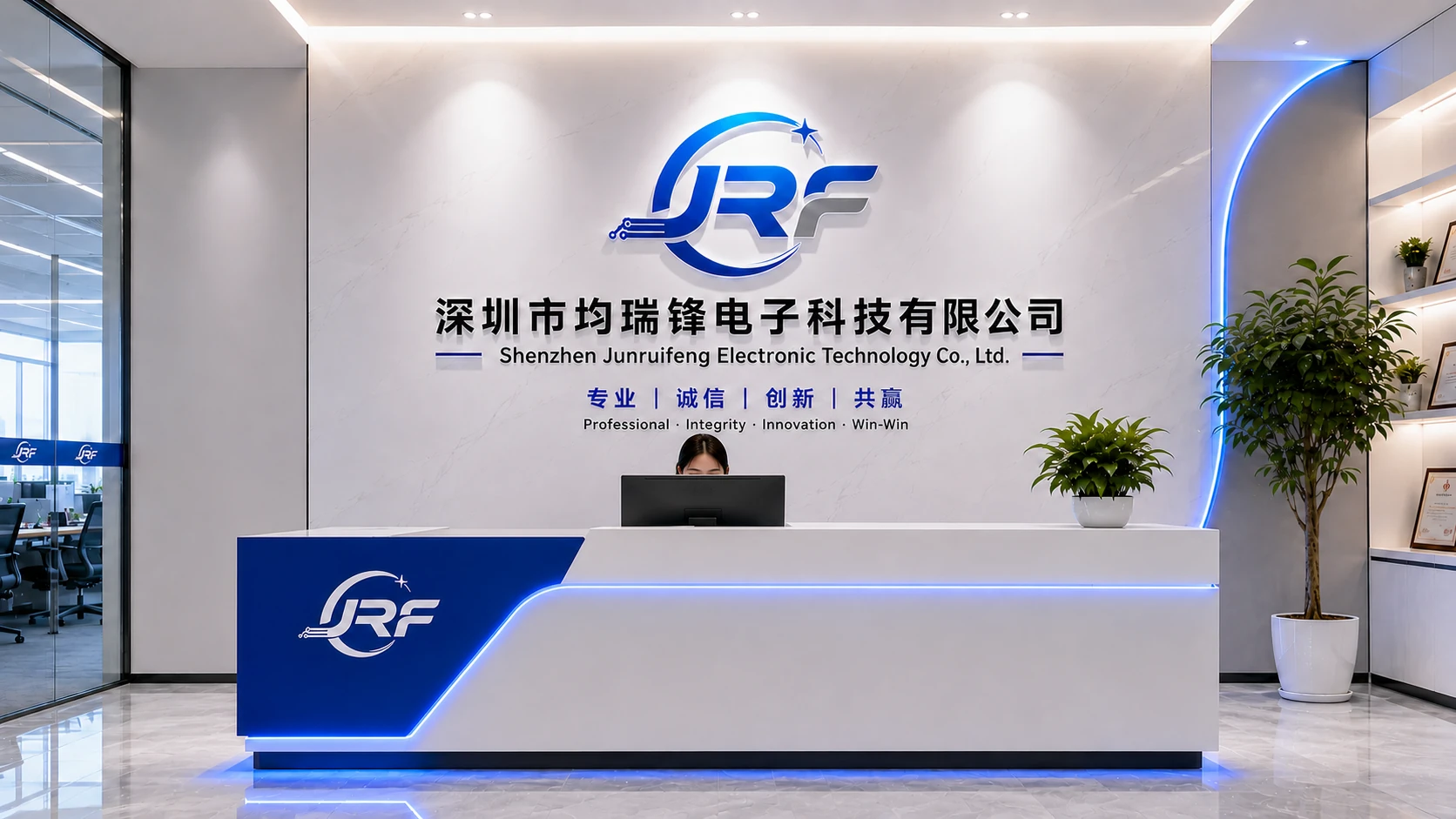 Junruifeng Electronic Technology reception showcase