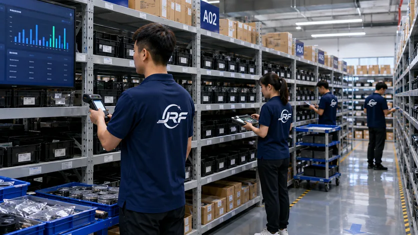 Junruifeng Electronic Technology component warehouse and inventory operations